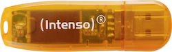 Intenso Rainbow Line 64GB USB 2.0 Stick Orange