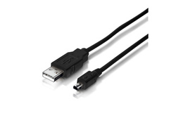 Equip 1.8m USB 2.0 Cable A-Male to mini A-Male (128520)