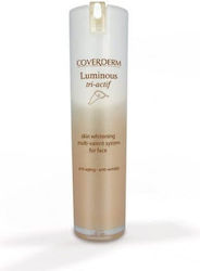 Coverderm Luminous Tri-Actif Supreme 24ωρη Κρέμα Προσώπου Νυκτός για Ενυδάτωση, Αντιγήρανση & Πανάδες με Ρετινόλη & Βιταμίνη C 30ml