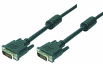 LogiLink CD0003 5m DVI-D male to DVI-D male Cable Black (CD0003)