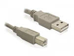 DeLock 1.8m USB 2.0 Cable A-Male to B-Male Gray (82215)