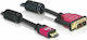 DeLock 2m DVI-D male to HDMI male Cable Black (84342)