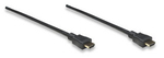 Manhattan HDMI 1.4 Cable HDMI male - HDMI male 10m Black