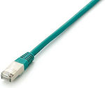 Equip S/FTP Cat.6a Ethernet Network Cable 1m Green 1pcs (605840)