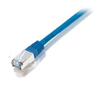 Equip S/FTP Cat.6a Кабел за Ethernet мрежа 1м Син 1бр (605830)