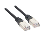 Equip S/FTP Cat.6a Ethernet Network Cable 1m Black 1pcs (605690)