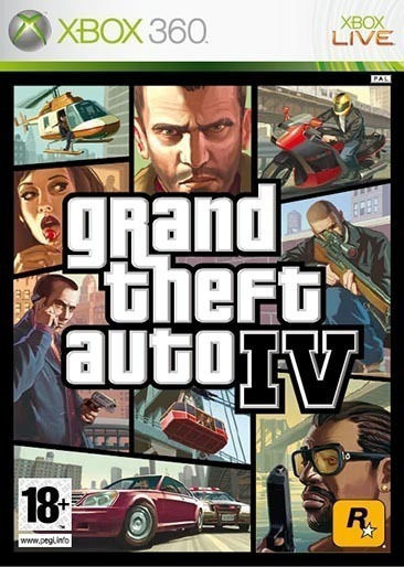 Grand Theft Auto IV XBOX 360 Game (Used)