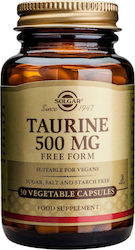 Solgar Taurine 50 veg. Kappen Ungesüßt