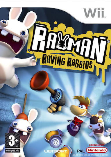 Rayman Raving Rabbids Wii Game (Used)