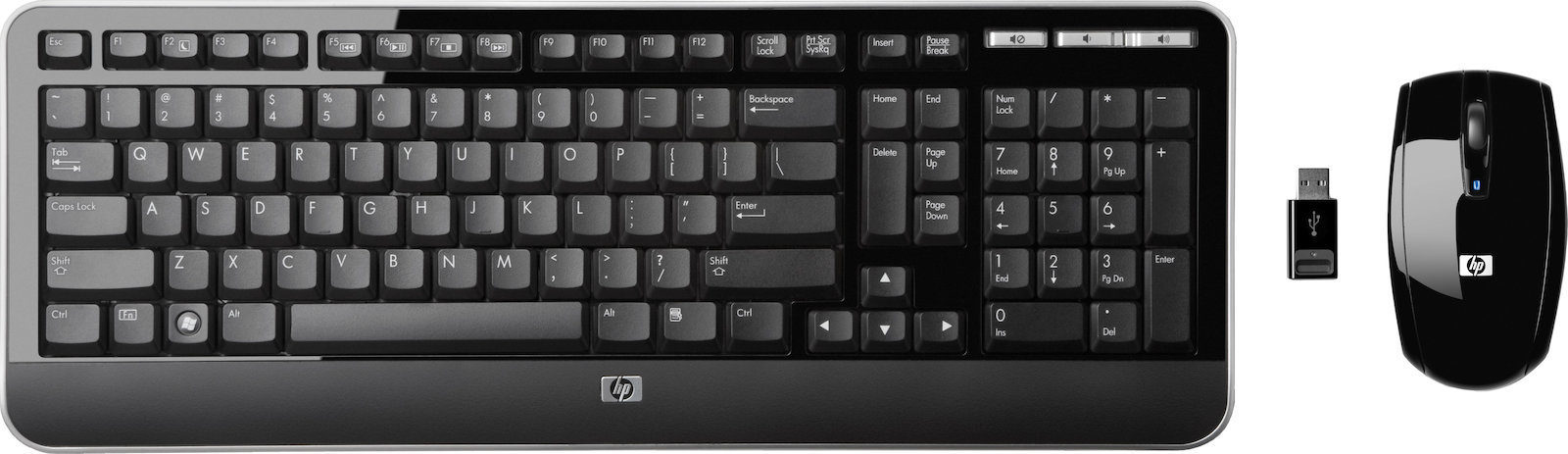 Как подключить клавиатуру hp wireless keyboard and mouse 200