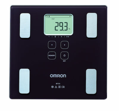 Omron BF-214 Digital Cantar cu analizor de grăsime in culoare Negru