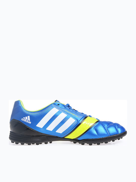 Adidas TF Χαμηλά Ποδοσφαιρικά Παπούτσια με Σχάρα Μπλε