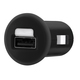 Belkin Car Charger 1A with one Port: 1xUSB Black Color