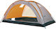 Campus Sommer Campingzelt Iglu Orange für 3 Personen 205x150x120cm