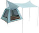 Panda Automatic Camping Tent Toilet Green 3 Seasons 240x240x170cm