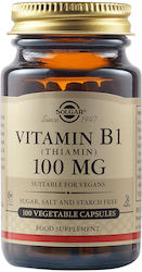 Solgar Vitamin B1 (Thiamin) Vitamin 100mg 100 veg. caps
