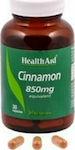 Health Aid Cinnamon 30 tabs