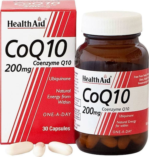 Health Aid CoQ-10 200mg 30 tabs 30 caps