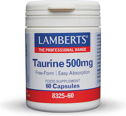 Lamberts Taurine 500мг 60 Капсули Без вкус