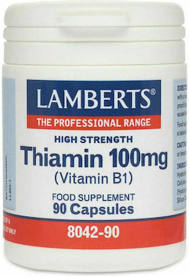 Lamberts Thiamin Βιταμίνη 100mg 90 κάψουλες