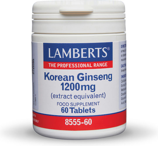 Lamberts Korean Ginseng 1200mg 60 Таблетки