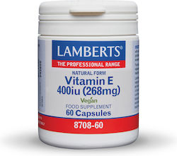 Lamberts Vitamin E Βιταμίνη 400iu 60 κάψουλες