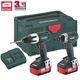 Metabo 685033000 Σετ Κρουστικό Δραπανοκατσάβιδο & Μπουλονόκλειδο 18V με 2 Μπαταρίες 4Ah και Θήκη