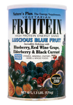 Nature's Plus Vegeterian Frutein Glutenfrei mit Geschmack Saftige blaue Früchte 576gr