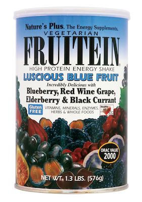 Nature's Plus Vegeterian Frutein Χωρίς Γλουτένη με Γεύση Luscious Blue Fruit 576gr