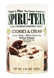 Nature's Plus Spiru-Tein High-Protein Energy Meal Cookies & Cream 525gr Nature's Plus Spiru-Tein High-Protein Energy Meal Cookies & Cream 525gr