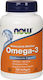Now Foods Molecularly Distilled Omega 3 Ιχθυέλαιο 100 μαλακές κάψουλες