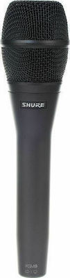 Shure Condenser (Large Diaphragm) XLR Microphone KSM9 Handheld Voice Charcoal Grey in Gray Color