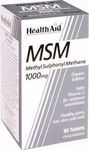 Health Aid MSM Συμπλήρωμα για την Υγεία των Αρθρώσεων 90 ταμπλέτες