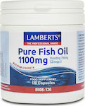 Lamberts Maximum Strength Pure Fish Oil Ιχθυέλαιο 1100mg 120 κάψουλες