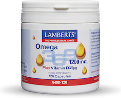 Lamberts Omega 3 6 9 1200mg 120 κάψουλες Lamberts Omega 3 6 9 1200mg 120 κάψουλες