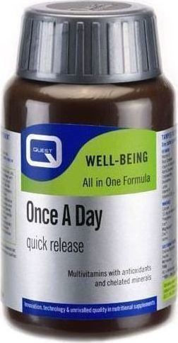 Quest Once A Day Quick Release Multivitamin All In One for Energy & Immune System Boost 90 Tablets