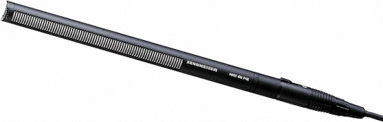 Sennheiser MKH 416-P48U3 Кондензатор (Малка диафрагма) Микрофон XLR Шоково монтиран за Студио в Черен Цвят