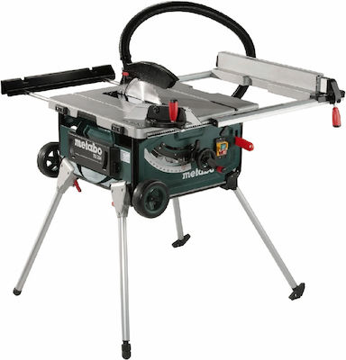 Metabo TS 254 Δισκοπρίονο Πάγκου με Ισχύ 2000W, Δίσκο Κοπής Διαμέτρου 254mm & Ταχύτητα Κοπής 4200rpm