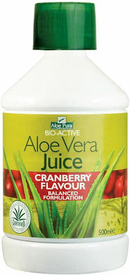 Optima Naturals Aloe Vera Juice 500ml Cranberry