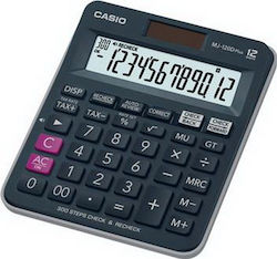 Casio Taschenrechner Buchhaltung 12 Ziffern in Schwarz Farbe