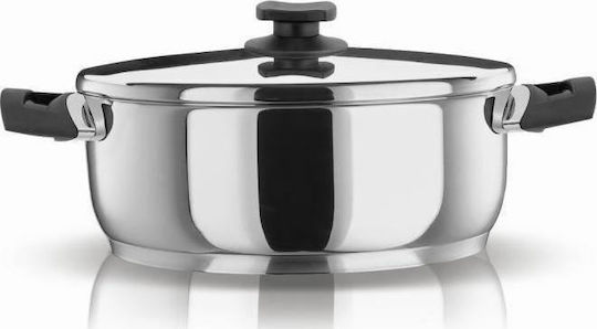 Pyramis Classic Ανοξείδωτη Ρηχή Κατσαρόλα 6.7lt / 30cm