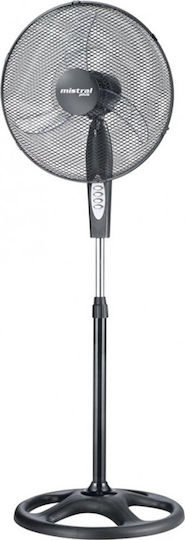 Mistral Plus Ventilator Sockel 70W Lüfterdurchmesser 45cm Schwarzer