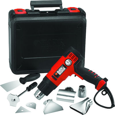 Black & Decker Heat Gun 2000W with Maximum Temperature 645°C