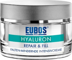 Eubos Repair & Fill fără culoare Hidratantă & Anti-îmbătrânire Cremă Pentru Față cu Acid Hialuronic 50ml