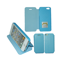 Leather Folio Stand Blue (iPhone 5/5s/SE)