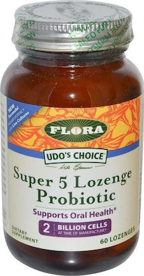 Flora Super 5 Lozenge Probiotic Probiotika 60 Lutschtabletten