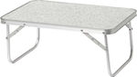 Escape Aluminum Foldable Table for Camping in Case Silver