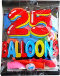 REGULAR SWAN LATEX BALLOONS 25PCS M1257