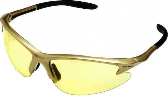 Maco MC Safety Glasses for Protection with Yellow Lenses 1pcs