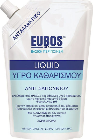 Eubos Blue Lichid Emulsie de Spălare Refill Gel de Duș Hidratant 400ml